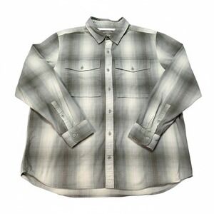 REI Cooperative Mens Plaid Long Sleeve Button Up Shirt XLarge Cotton Outdoor